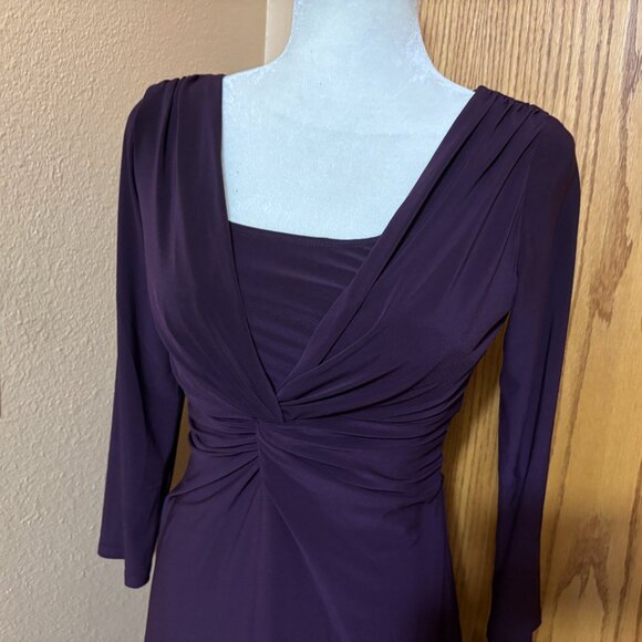 Chaps Ladies Small Dress NWT Aubergine - Picture 8 of 11